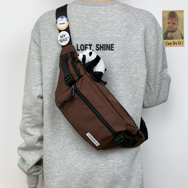 It's tan for two badges and panda